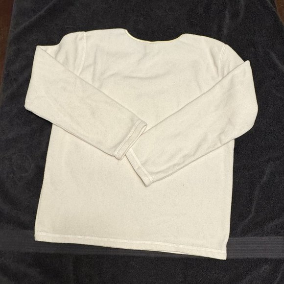 Vintage Disney’s Mickey Mouse Sweatshirt Crewneck Size M Off-White Embroidered - Picture 2 of 9